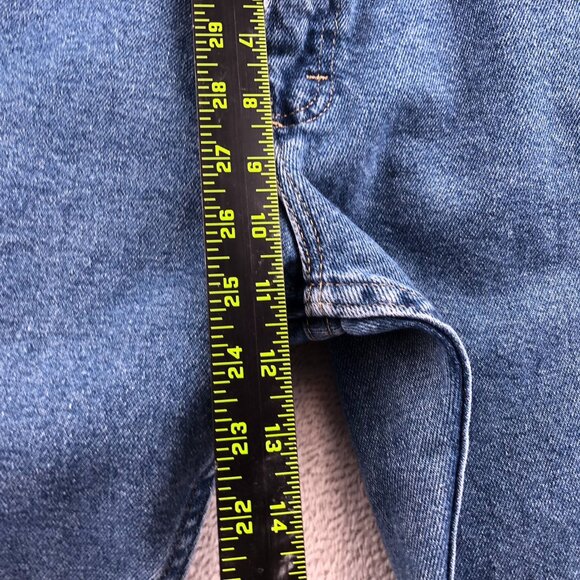 Wrangler Mens Jeans 34x30 Relaxed Fit Blue Denim Straight Leg Classic Casual - Picture 6 of 14
